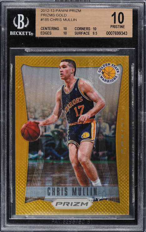 2012 Panini Prizm Gold Prizms Chris Mullin Rookie Card