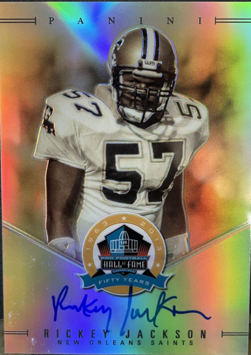 2013 Panini Spectra HOF Rickey Jackson Signatures Auto