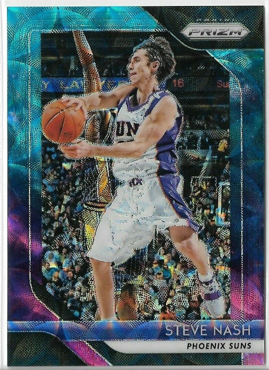 2018-19 Panini Prizm Steve Nash Nebula Prizm Phoenix Suns Hof Rookie Card