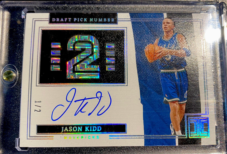 2021-22 Panini Impeccable Auto Jason Kidd Rookie Card