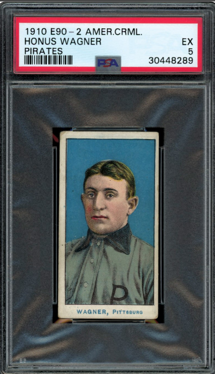 1910 American Caramel E90-2 Honus Wagner Magnificent  Rookie Card