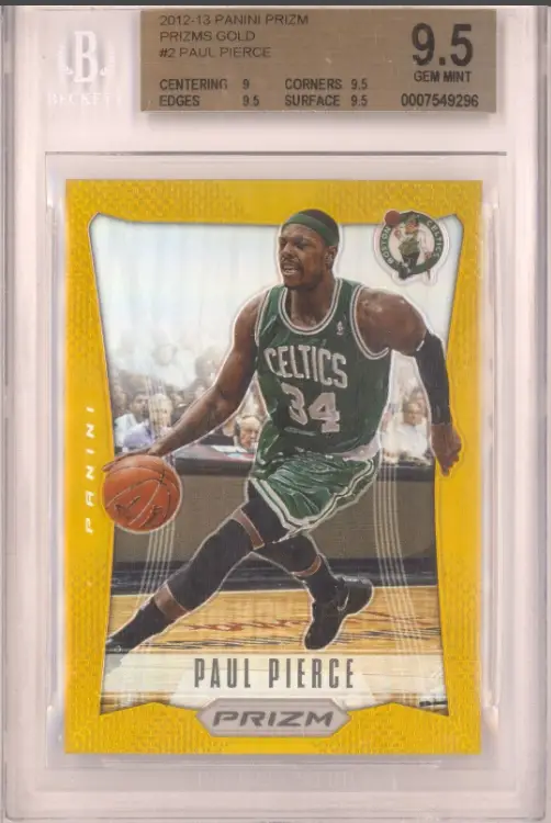Paul Pierce 2012-13 Panini Prizm Gold Prizm Rookie Card