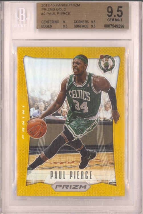 Paul Pierce 2012-13 Panini Prizm Gold Prizm Rookie Card