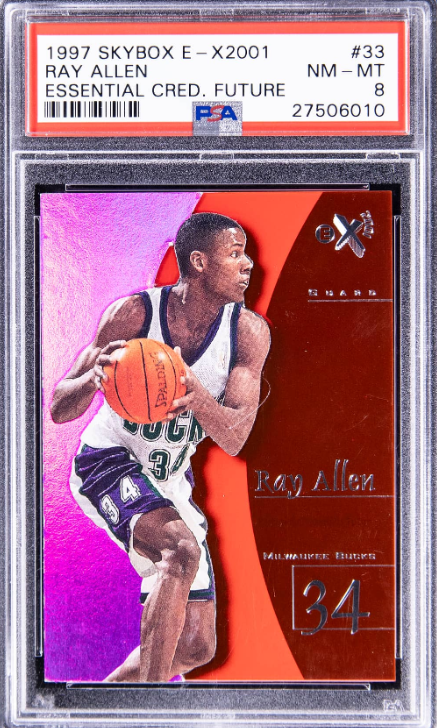 1997-98 Skybox E-X2001 Essential Credential Future Ray Allen Rookie Card