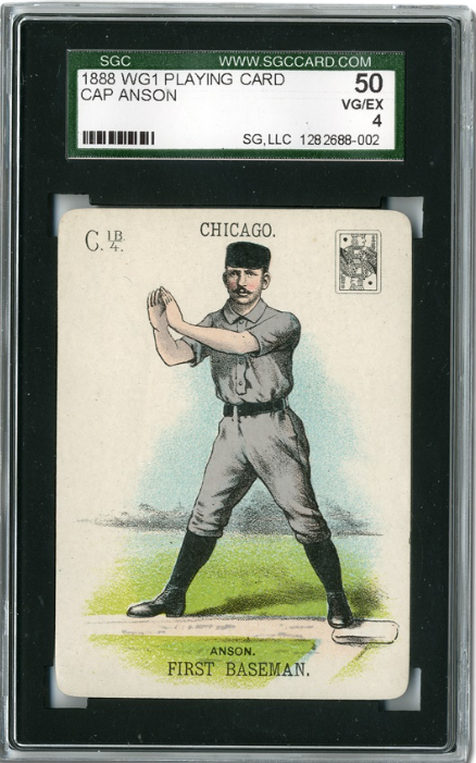 1888 WG1 Cap Anson Rookie Card