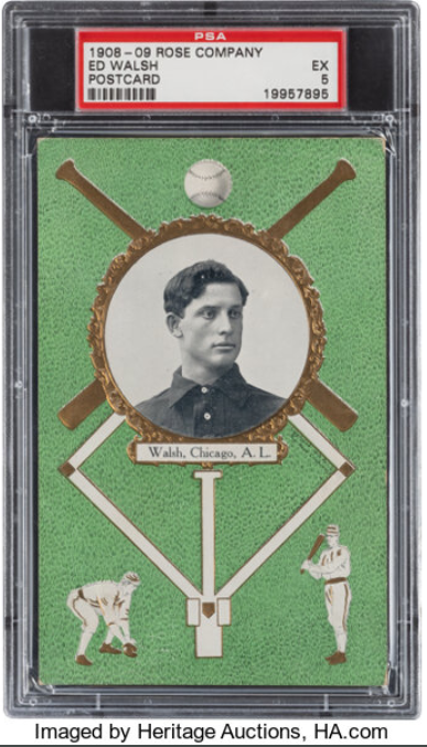 1908-09 Rose Co. Ed Walsh Rookie Card