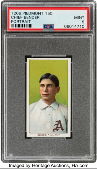 Most Valuable Chief Bender Baseball Cards