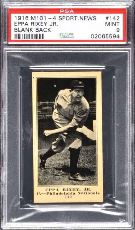 Most Valuable Eppa Rixey Baseball Cards