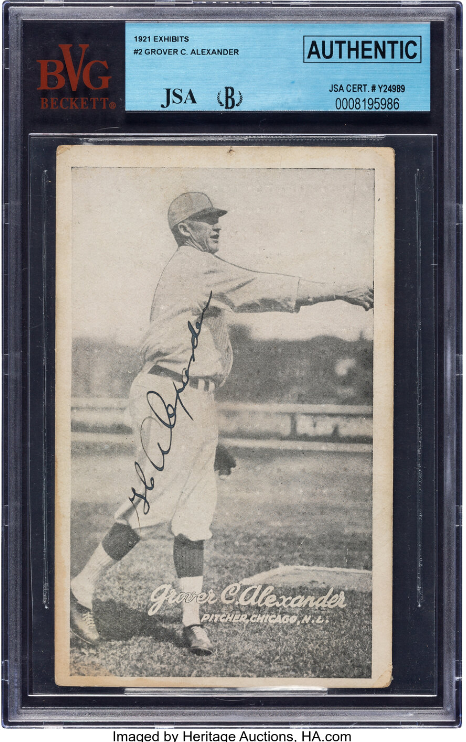 Most Valuable Grover Cleveland Alexander Baseball Cards