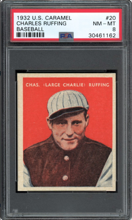 1932 U.S. Caramel Red Ruffing Rookie Card