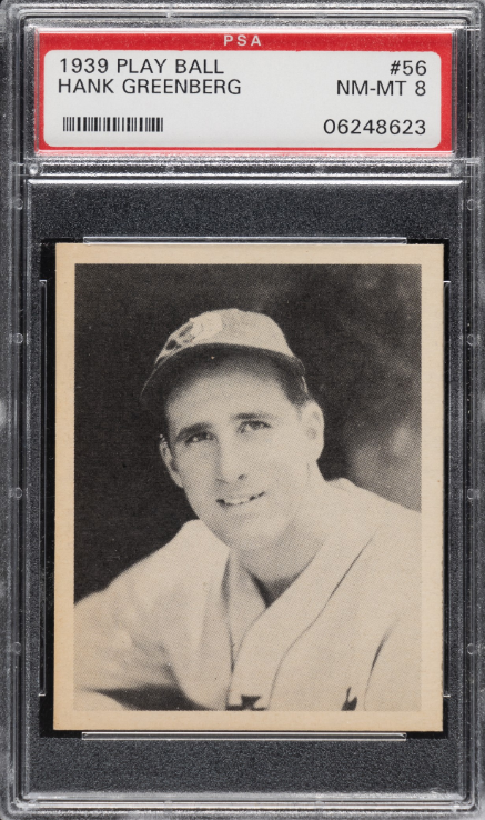 1939 R334 Play Ball Hank Greenberg Rookie Card