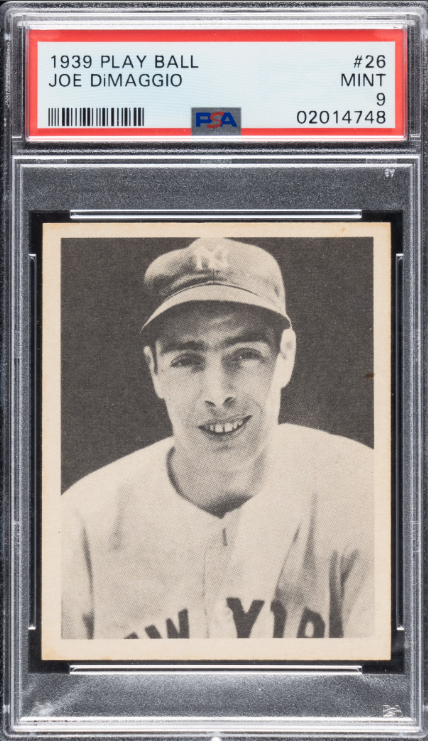 1939 R334 Play Ball Joe DiMaggio Rookie Card