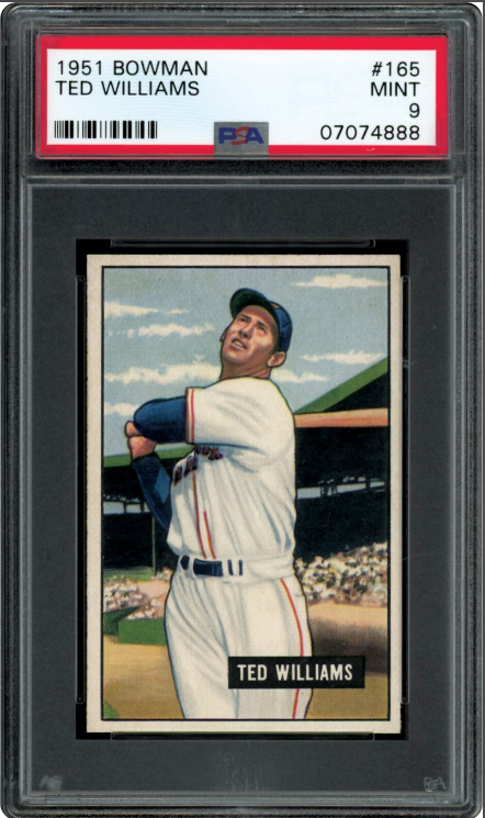 1951 Bowman Ted Williams Rookie Card