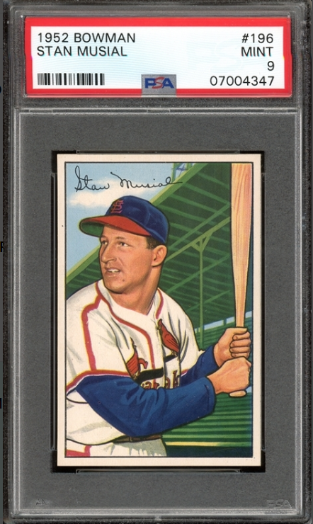 1952 Bowman Stan Musial Rookie Card