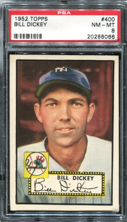 1952 Topps Bill Dickey Rookie Card