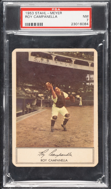 1953 Stahl-Meyer Franks Roy Campanella Rookie Card