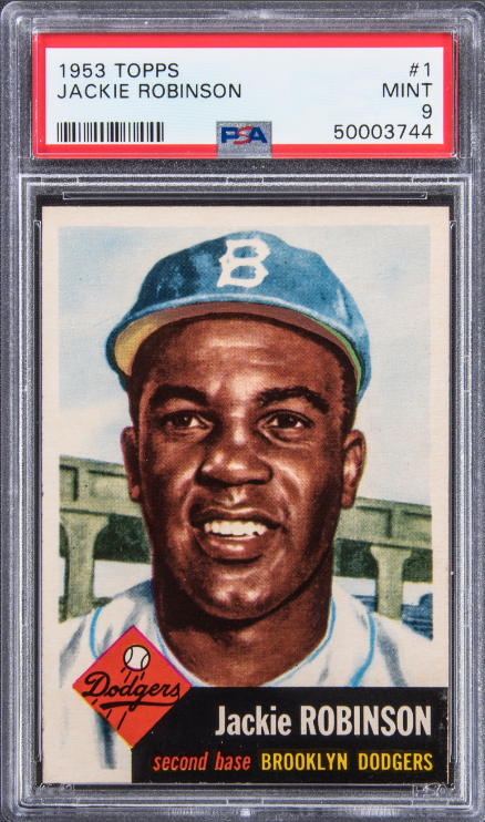 1953 Topps Jackie Robinson Rookie Card