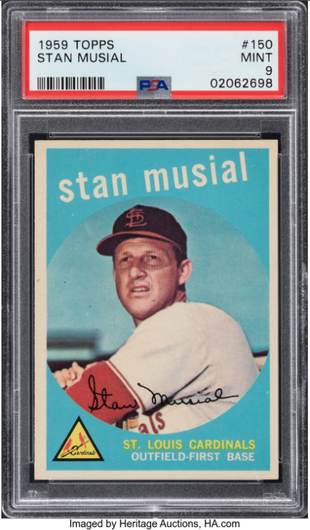 1959 Topps Stan Musial Rookie Card