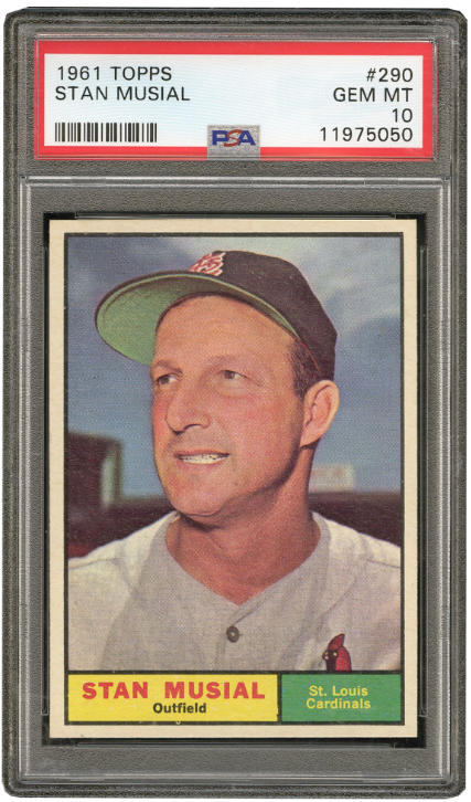 1961 Topps Stan Musial Rookie Card